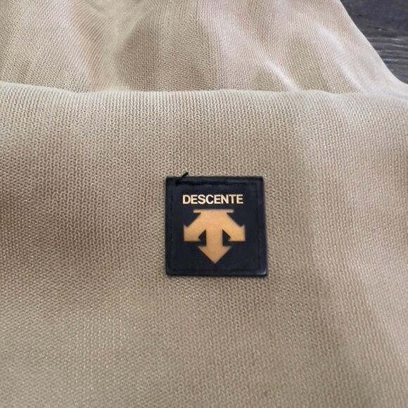 Vintage Descente International Collection Tan Full Zip Jacket - Men's Size Large - Picture 10 of 12